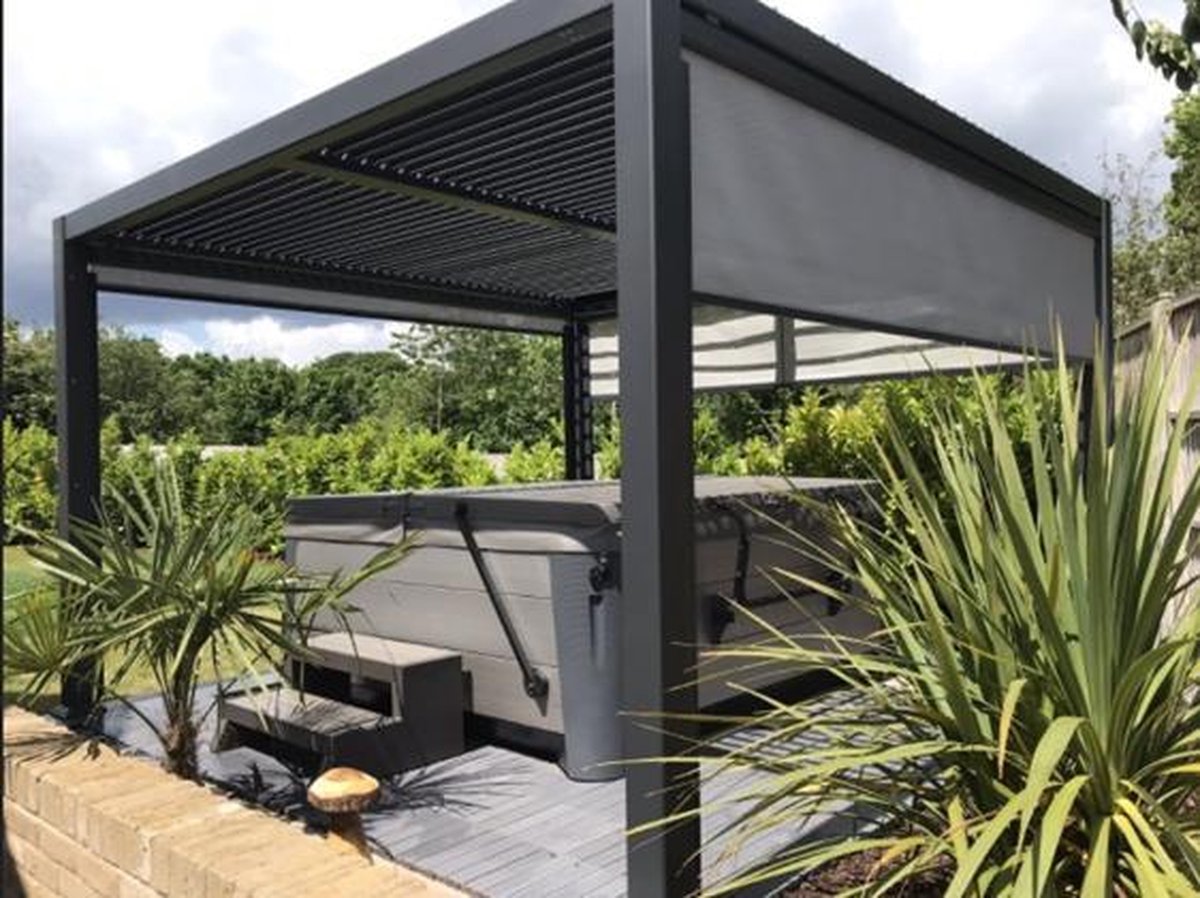 Alu Maranza Gazebo-Overkapping Royal Grey Mat Charcoal