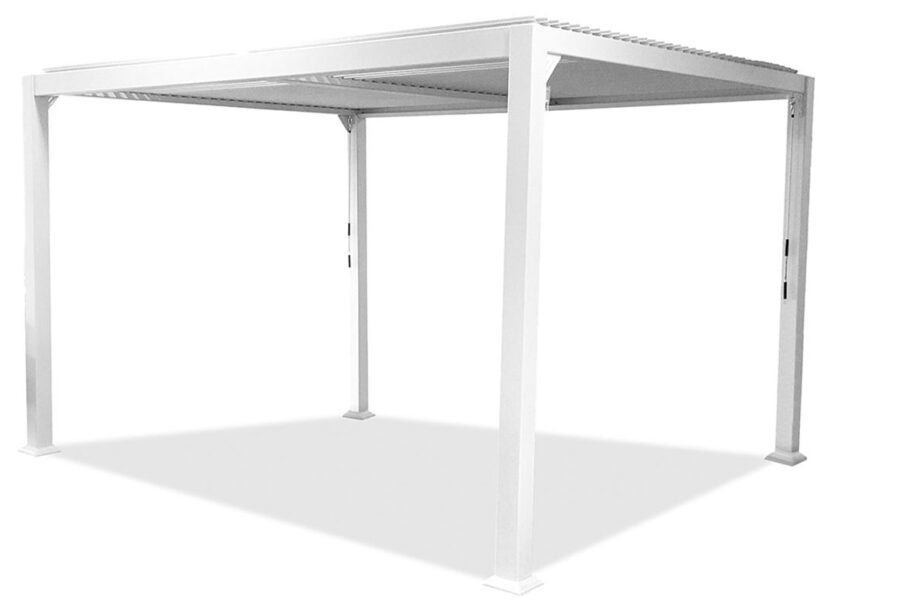Alu Maranza Gazebo-Overkapping White Mat