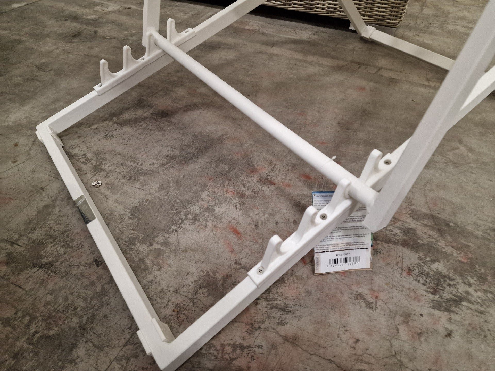 Alu Libec Transat White Mat - White Textilene