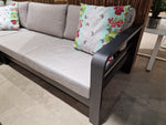 Lounge Set Bellagio Charcoal Mat - Licht Grijze Kussens