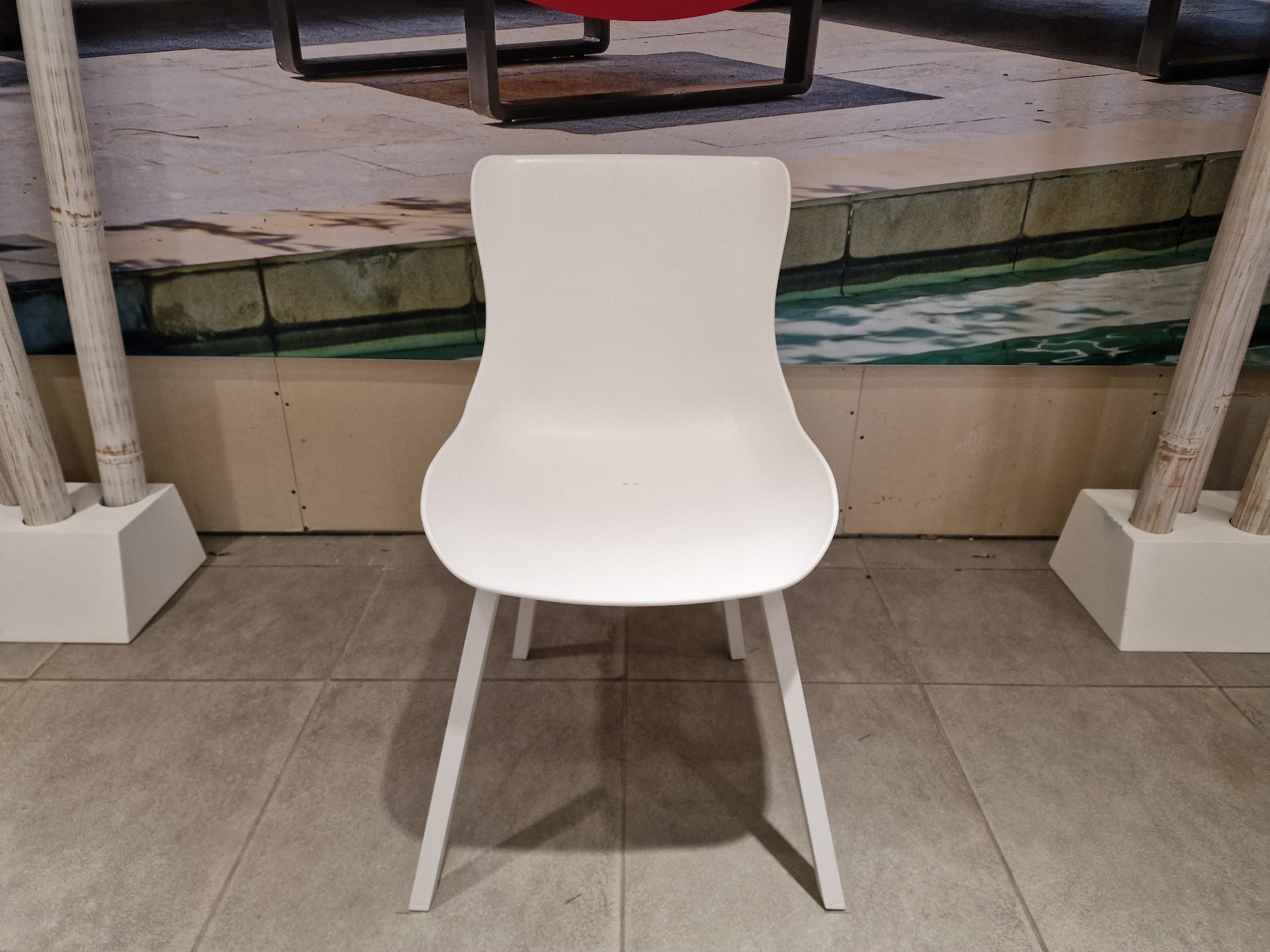 Sophie Element Stoel Kleur Royal Wit met Witte Poten