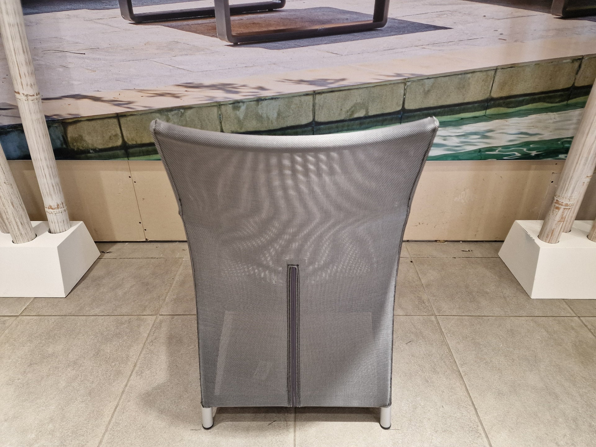 Textilene Zetel Oslo Bekleding Silver Grey Alu Frame Met Armleuning