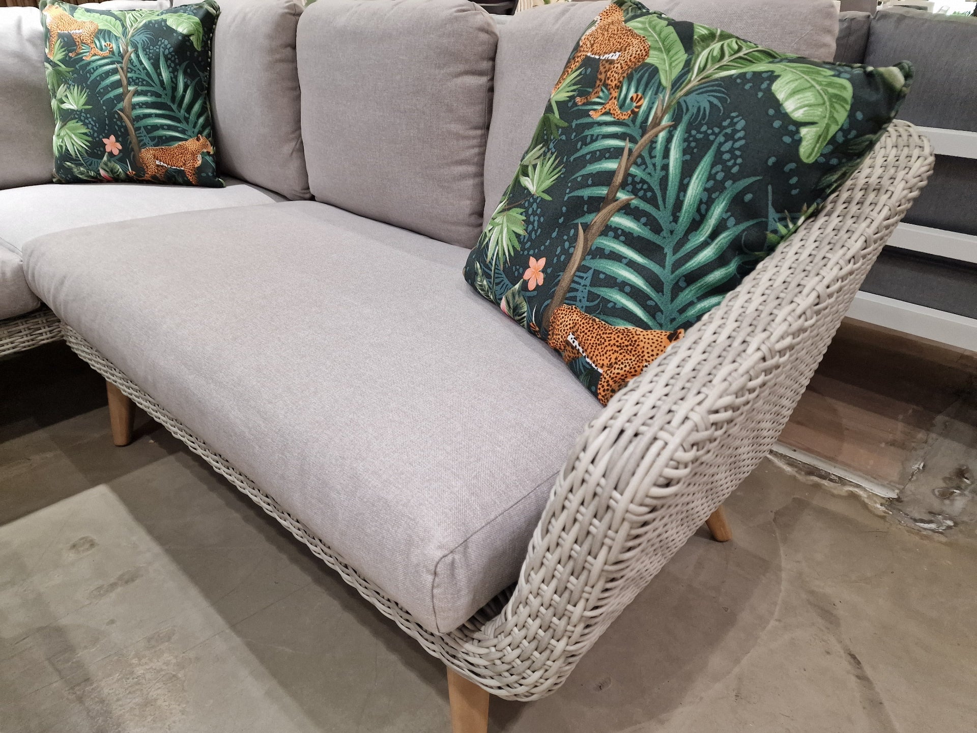 Mirabel Lounge Set Hoeklounge Natural White Grey