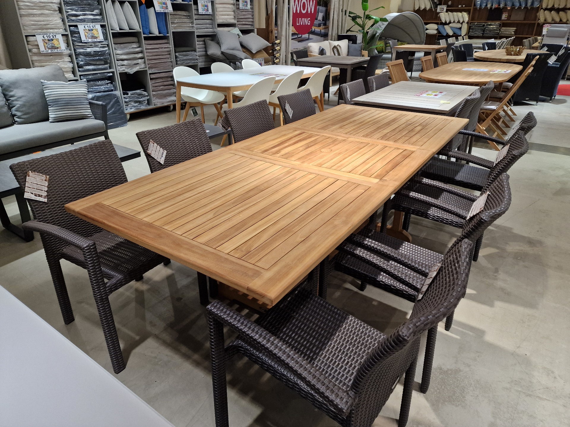 Teak Tuintafel Uitschuifbaar Recht - 180/240cm x 100cm