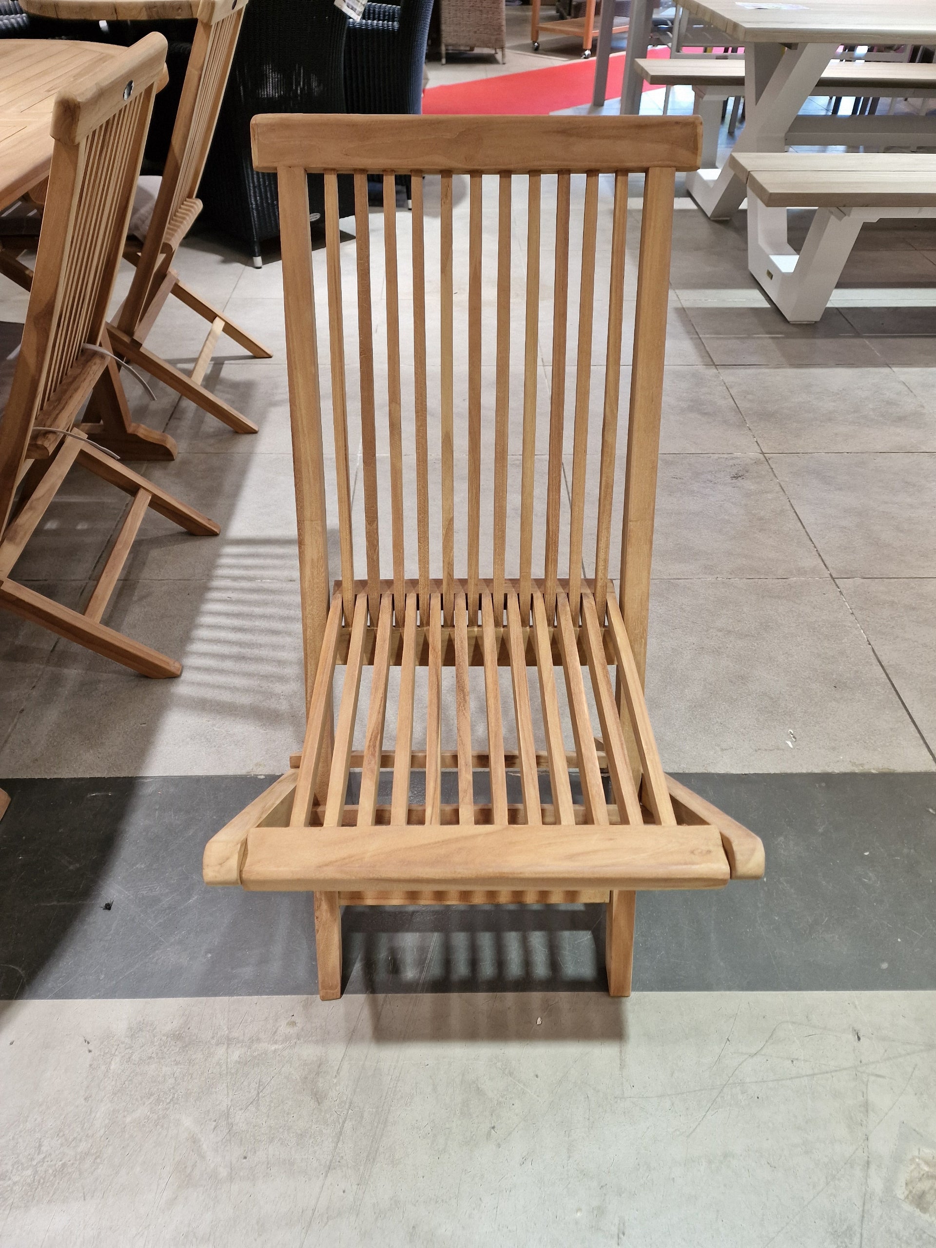 Teak Vouwstoel Natural Color