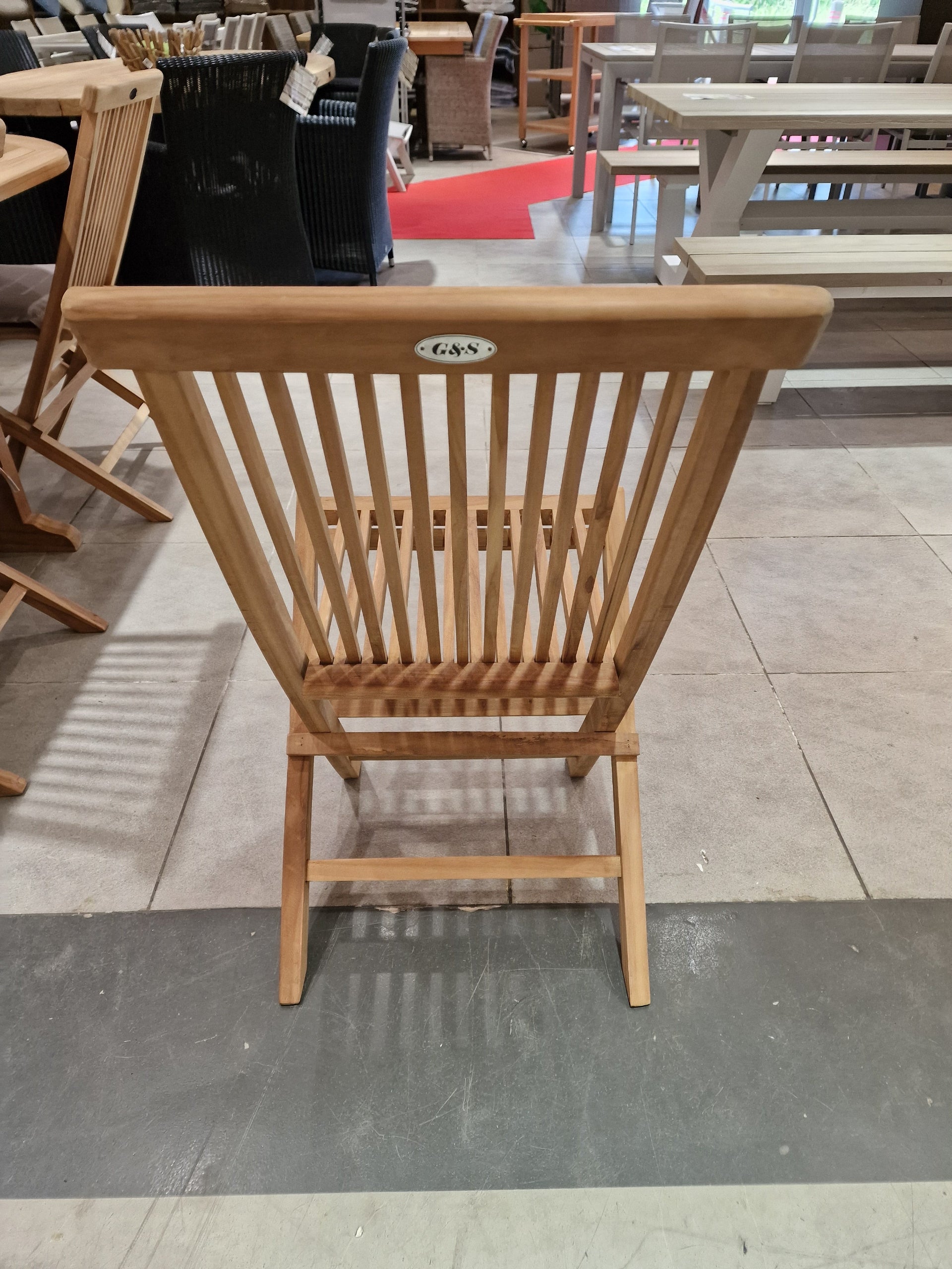 Teak Vouwstoel Natural Color