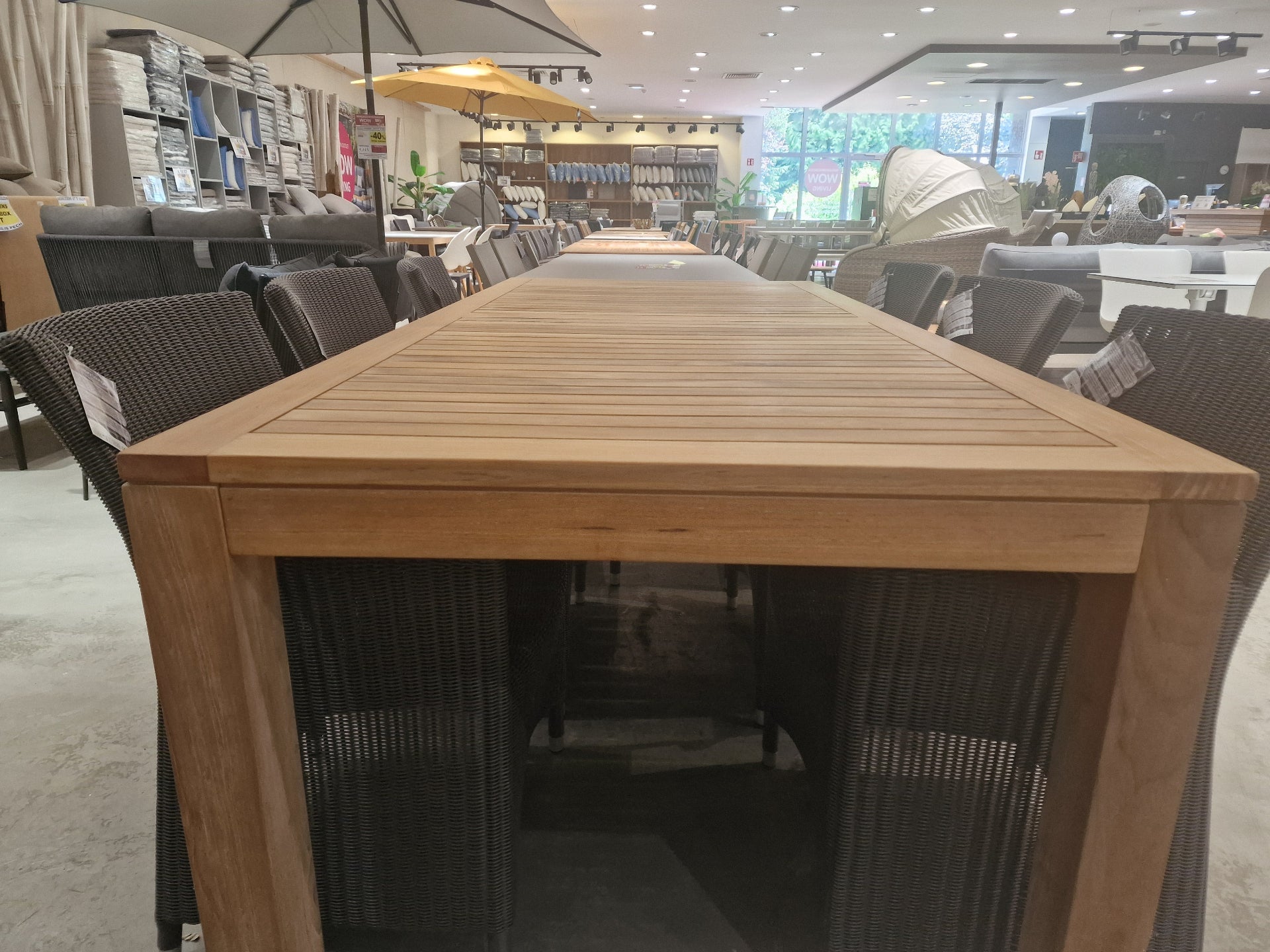 Tuintafel Vast Rechthoek Latten 5mm - 220 x 100cm