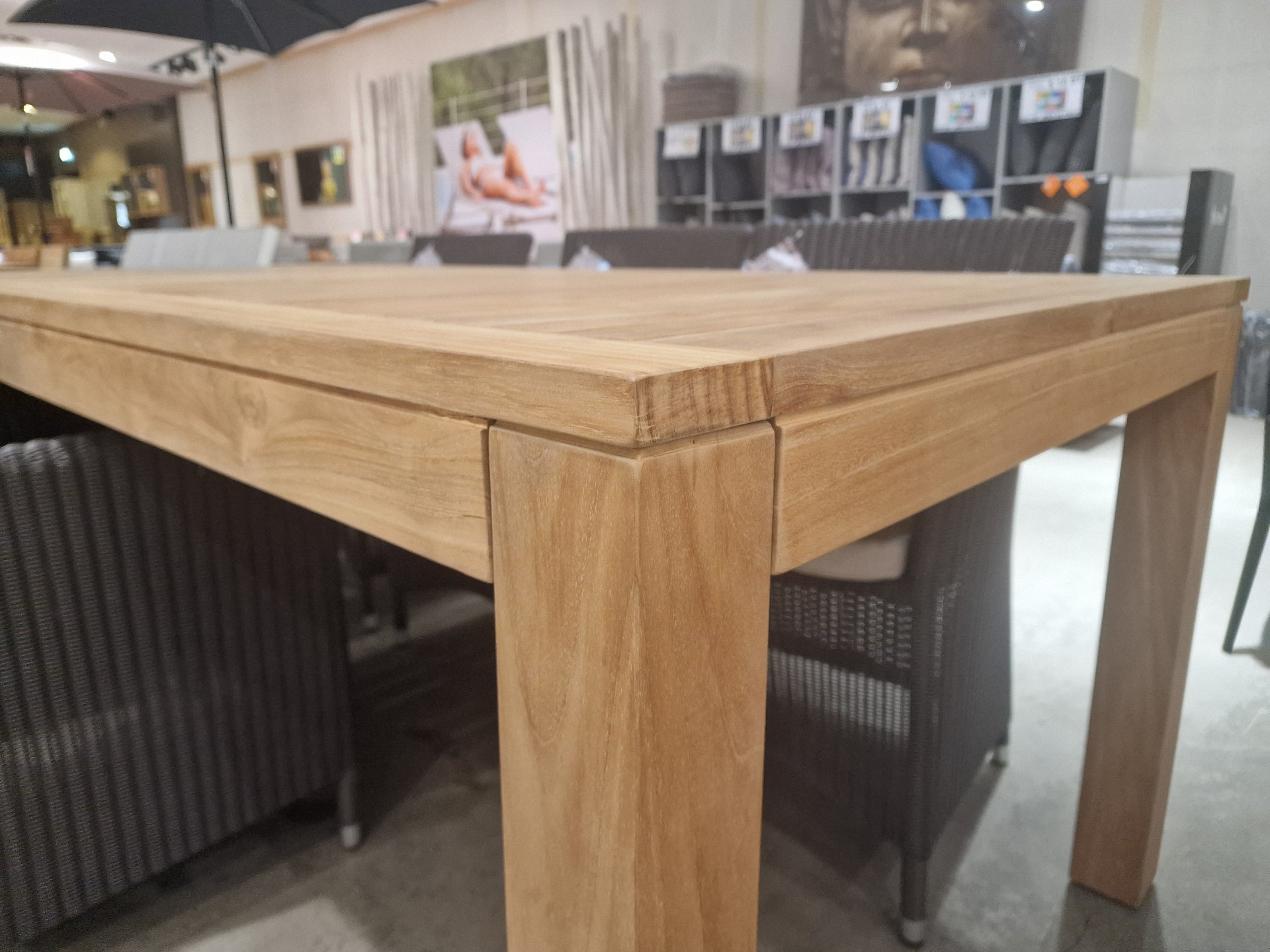 Tuintafel Vast Rechthoek Latten 5mm - 220 x 100cm