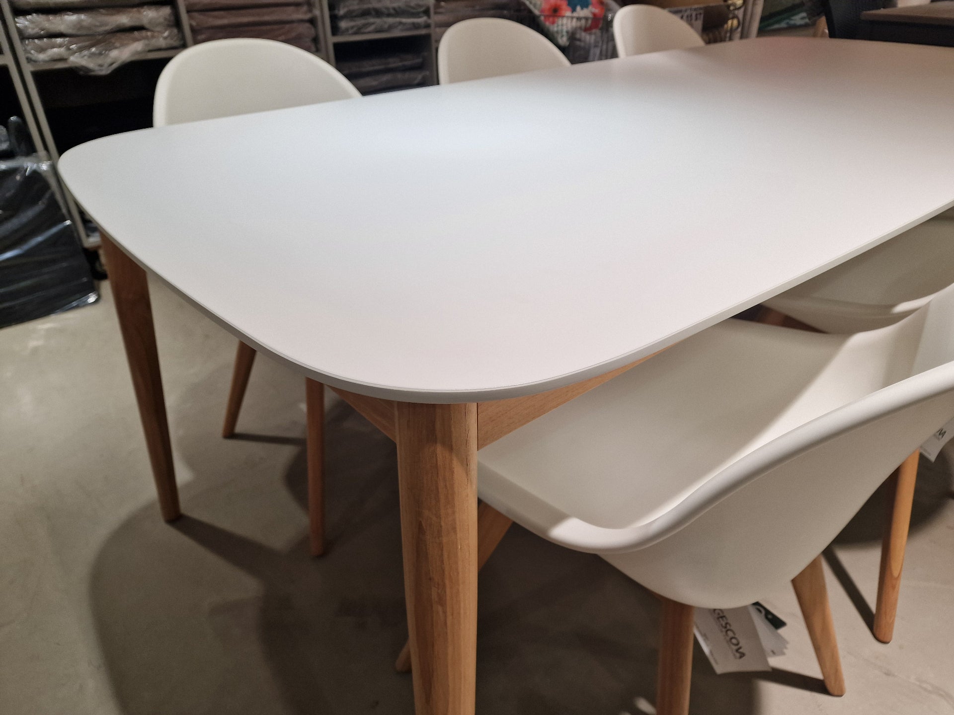 Tuintafel Helsinki White Duranit 213 x 100 x H78 cm