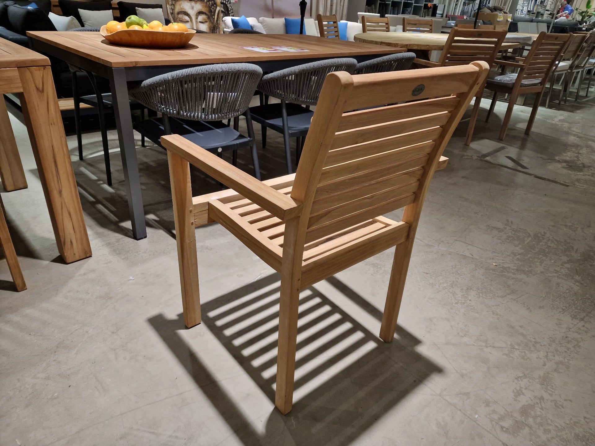 Teak Stapelstoel Tristan - Natural Teak