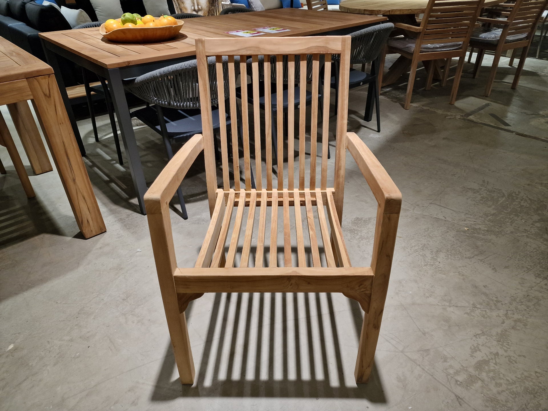 Teak Stapelstoel Kotak - Natural Teak