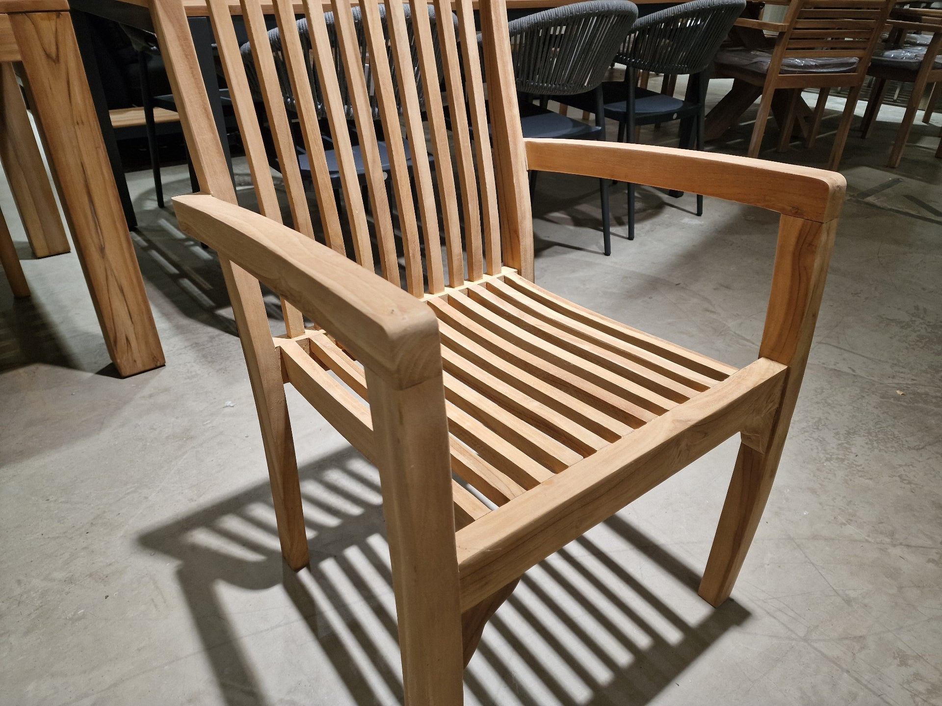 Teak Stapelstoel Kotak - Natural Teak