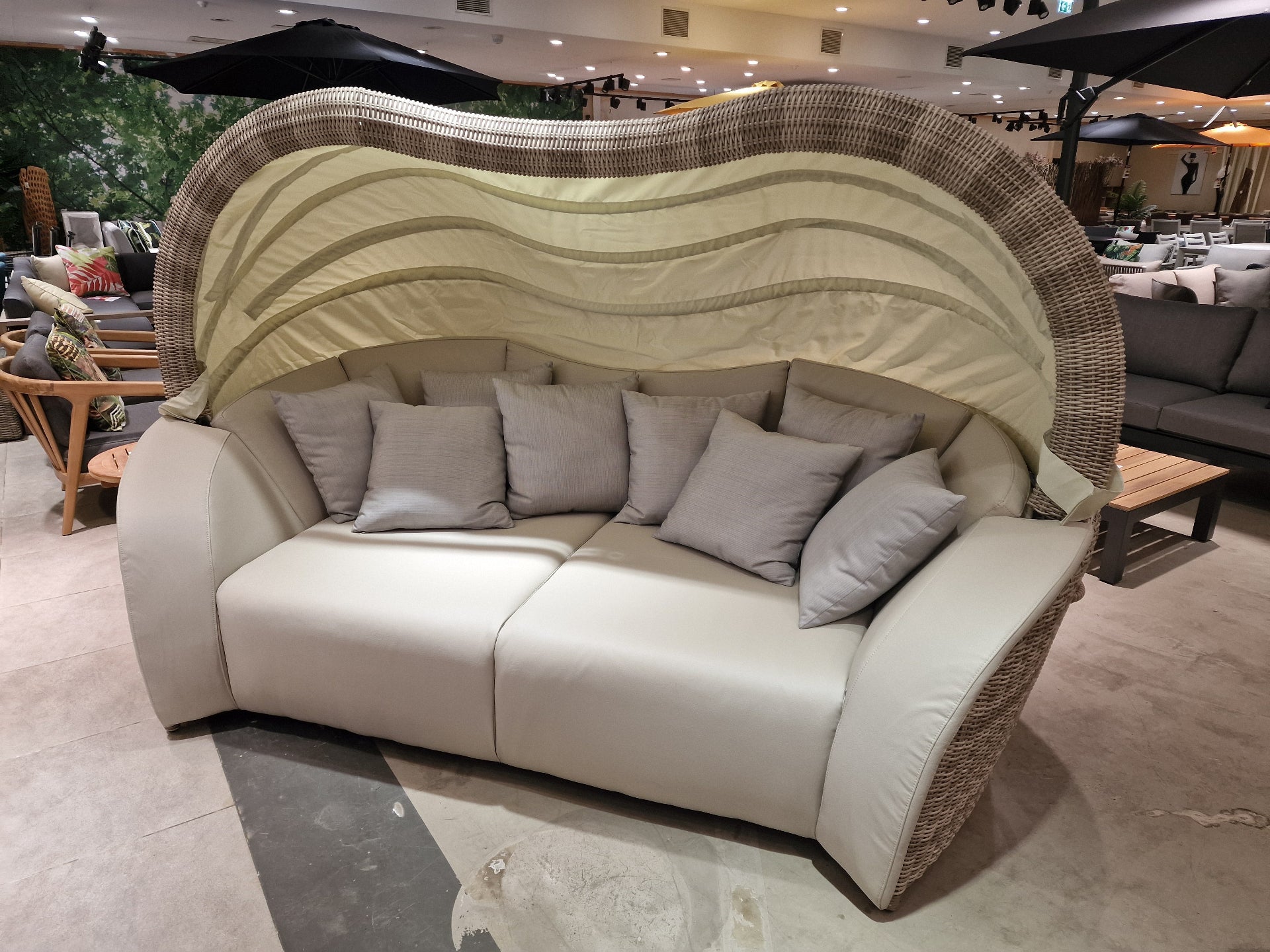 Eye Cather Dubbel Lounge + Marina Grey Kussen