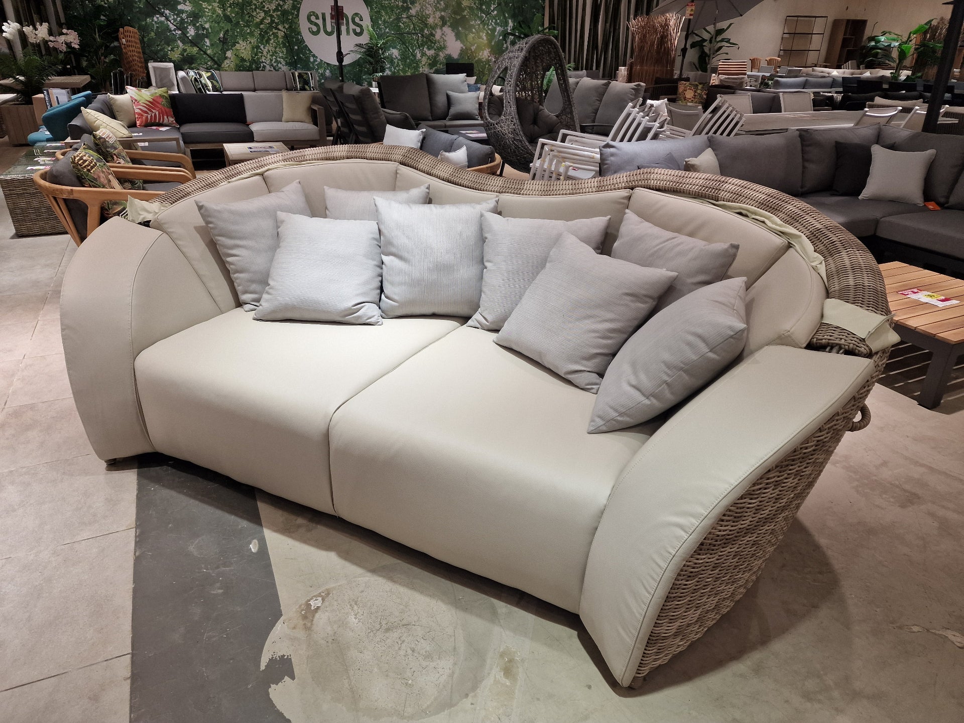 Eye Cather Dubbel Lounge + Marina Grey Kussen