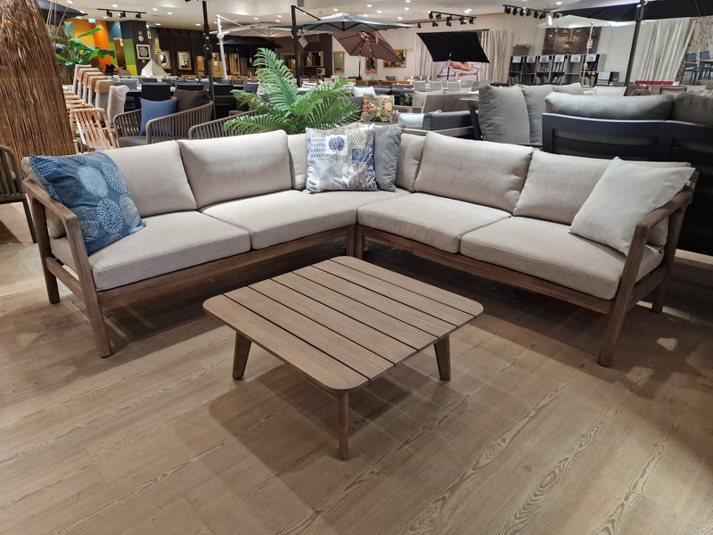 Cairo Lounge Hoekset - Acacia Walnut