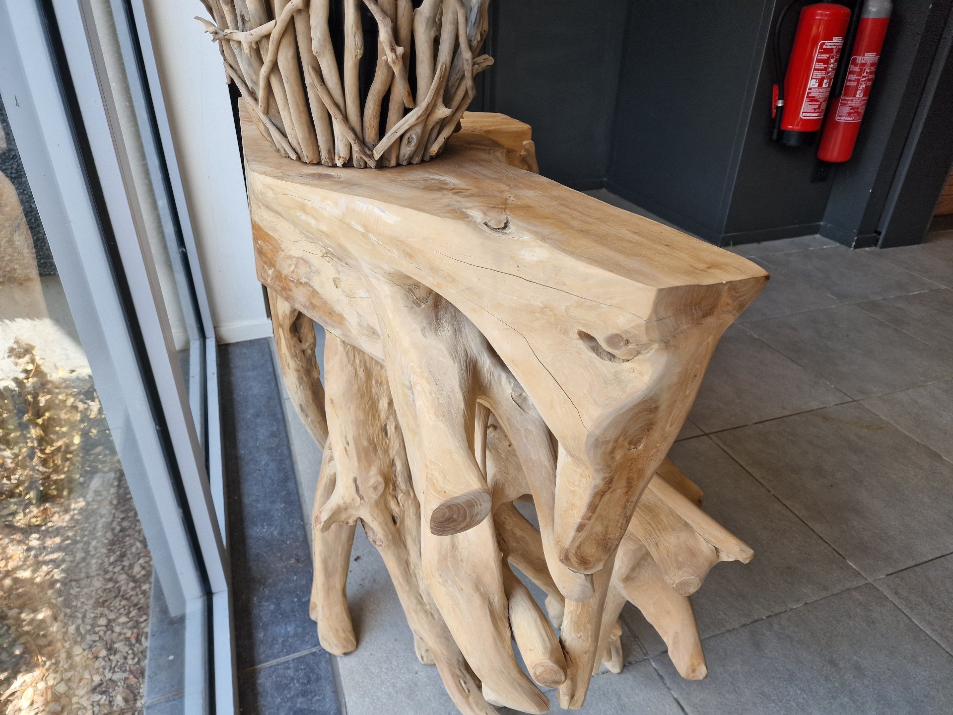 Teak Muurconsole Root Wood Erosi