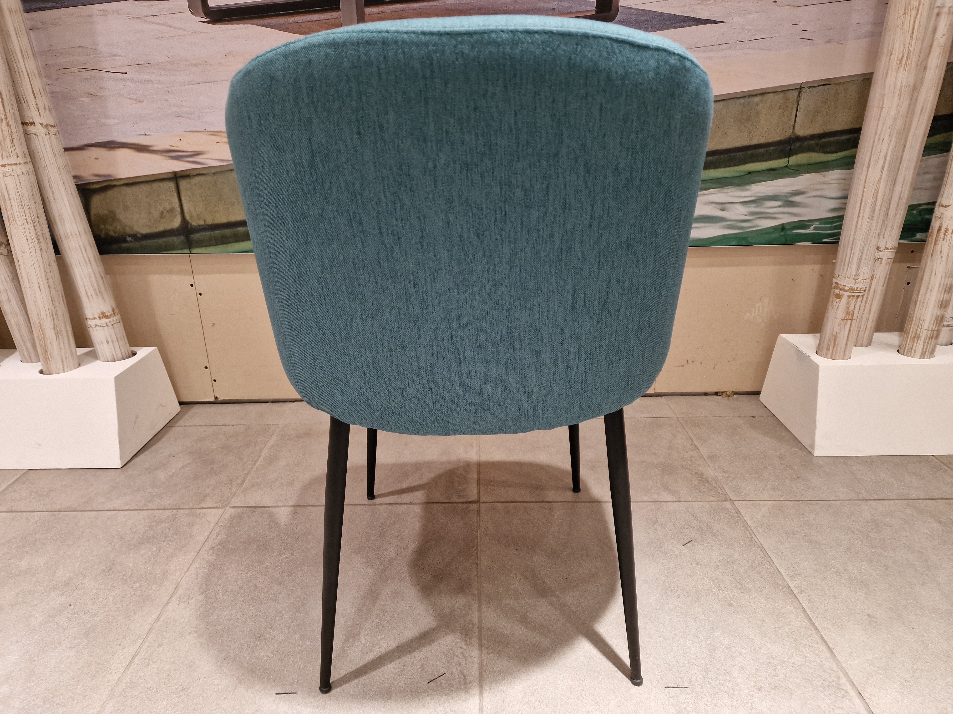 Interieurstoel Lot Stof Convoy 01 Spruce + Metalen Poot Signal Black