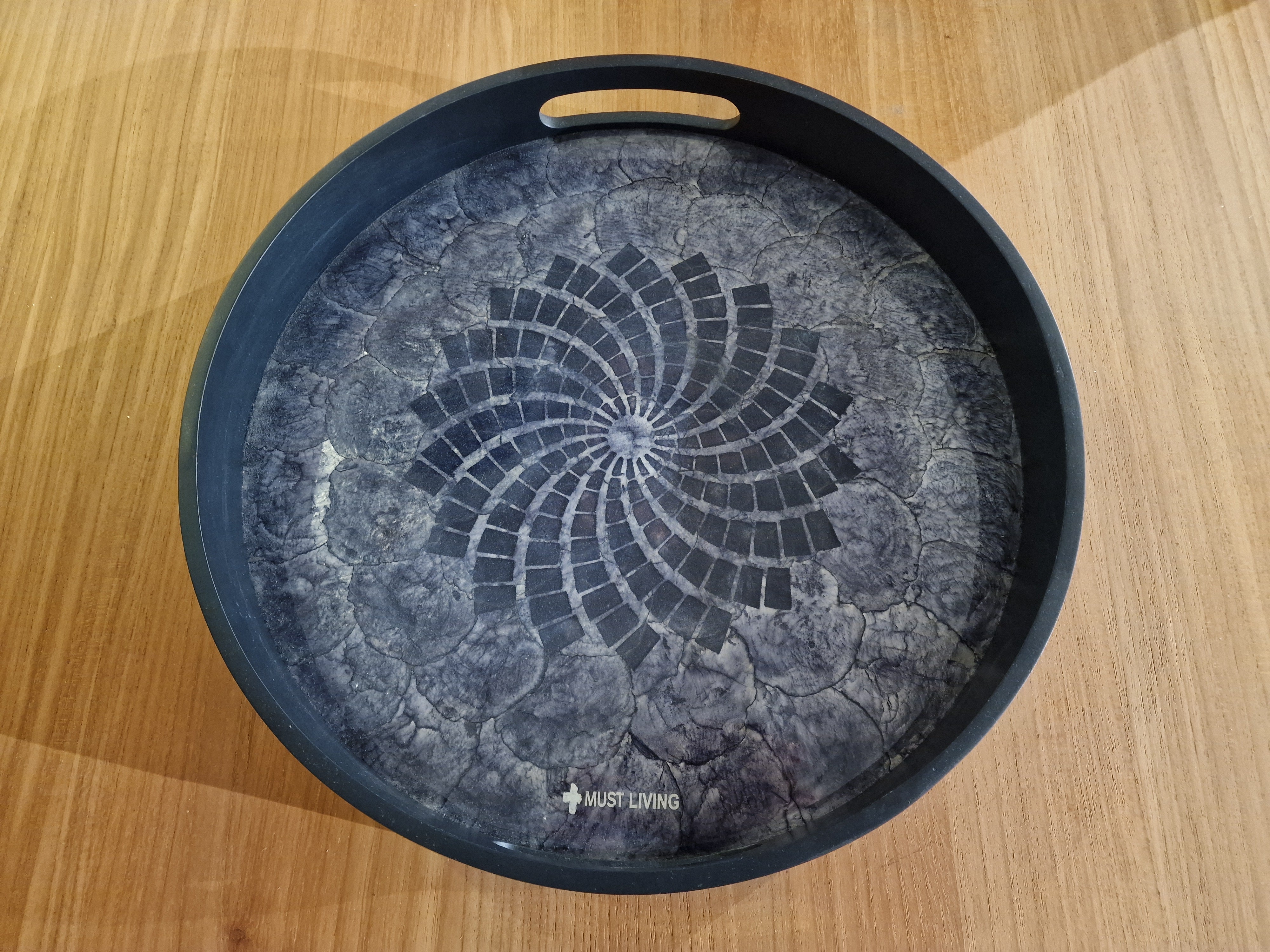 Dienblad Rihad Small Dia 41cm x H5,5cm voor Salontafel Onderstel Small