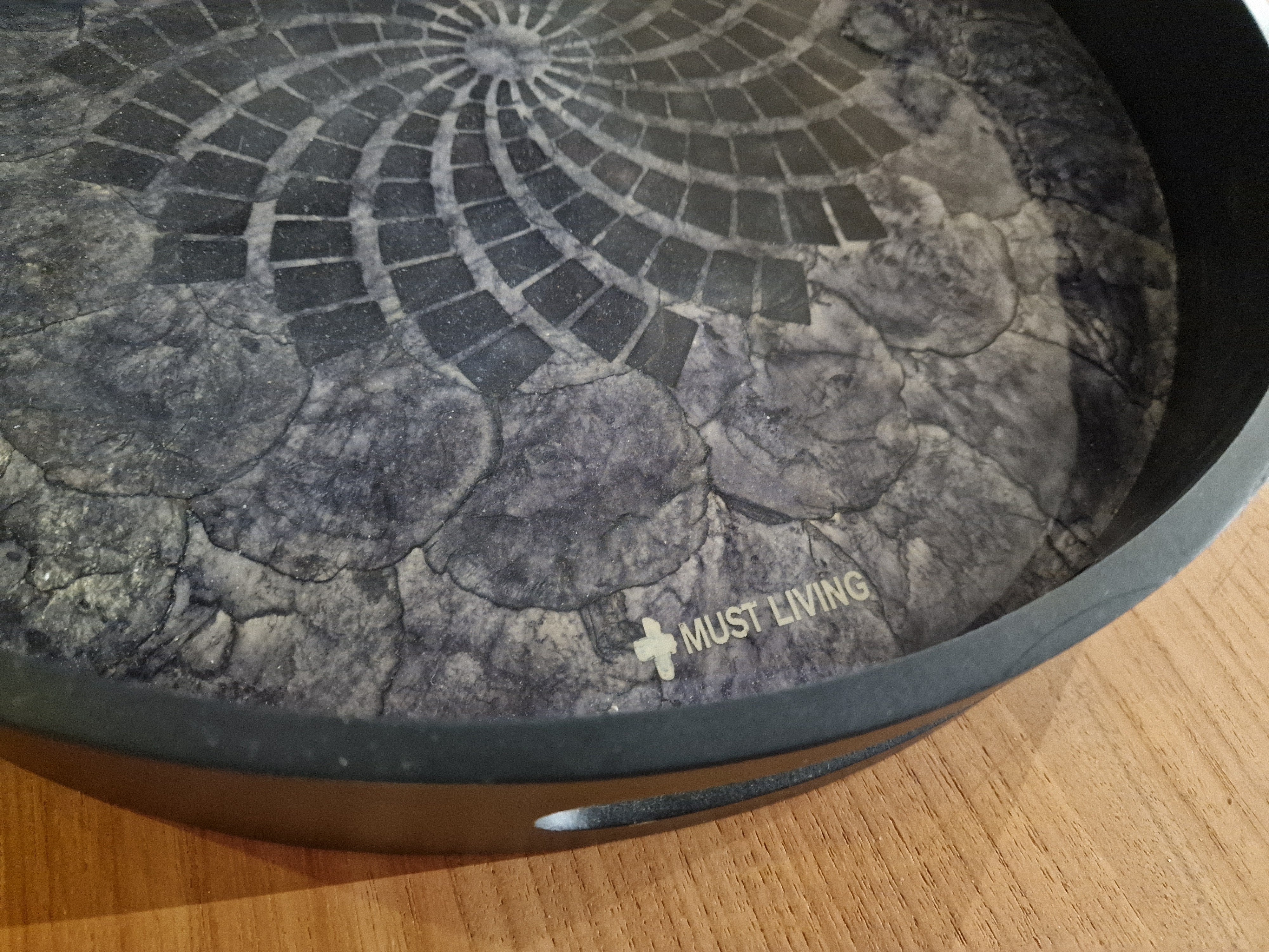 Dienblad Rihad Small Dia 41cm x H5,5cm voor Salontafel Onderstel Small