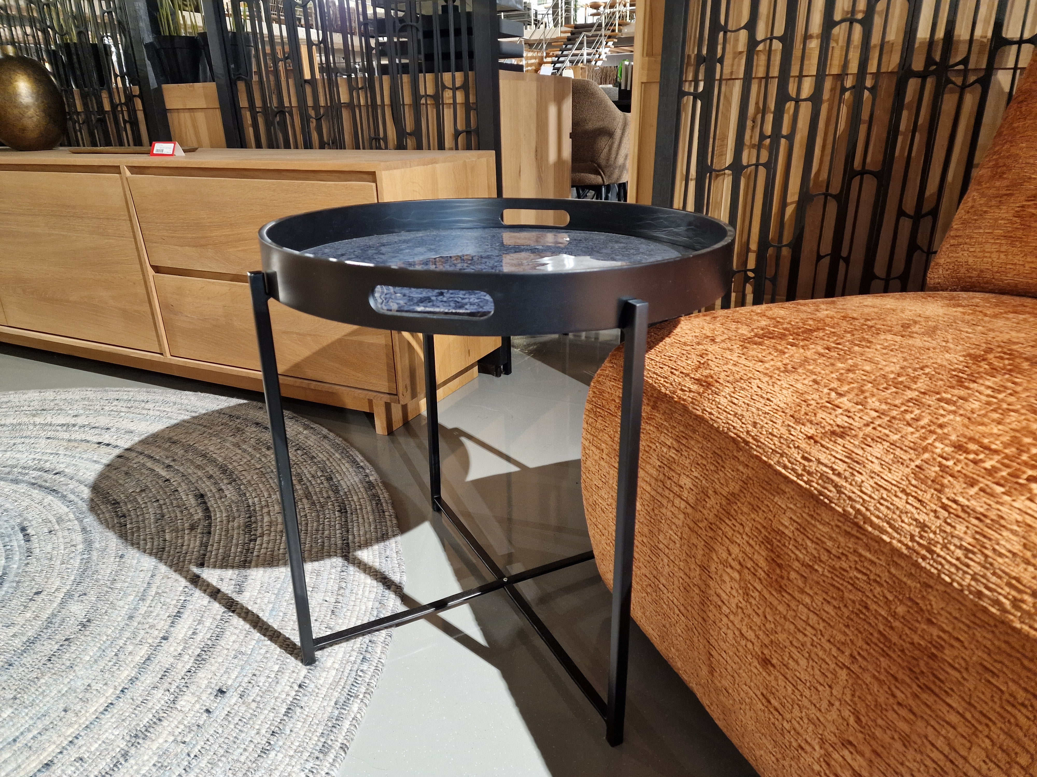 Onderstel Small Dia 44cm x H43cm voor Salontafel met Dienblad Small Dia 41cm x H5,5cm