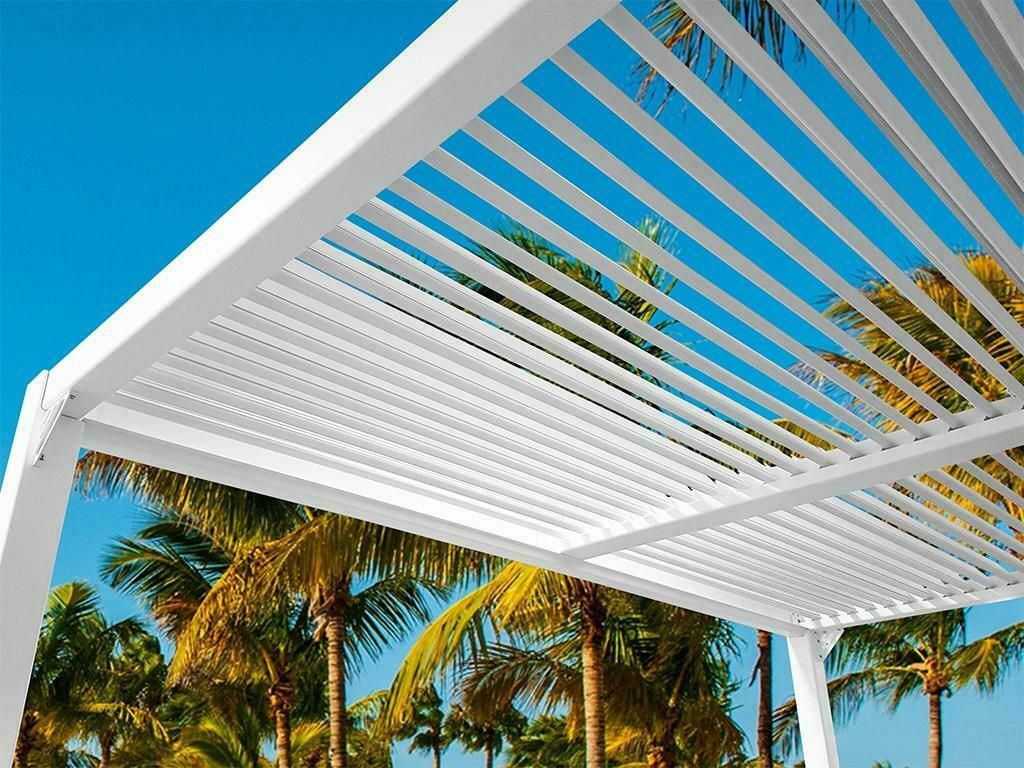Alu Maranza Gazebo-Overkapping White Mat