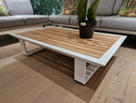Lounge Set Dyna Wit Mat - Licht Grijze Kussens