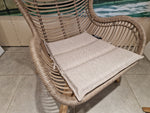 Wicker Lounge Alisson Relax Set Stoel + Voetenbank