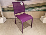 Alu Stapelstoel Nice Purple Mat + Purple Textilene