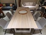 Tafelblad Eik Beveled Grau 220 x 100 cm EOL