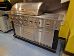 Luciano Inox Gasbarbecue Met Inbouwkoelkast Boretti