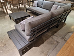Vienna Hoeklounge Set 4-delig Alu - Royal Grey Mat + Pepper Grey