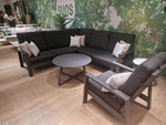 Hoeklounge Queens Relax Full Alu Charcoal