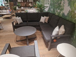 Hoeklounge Queens Relax Full Alu Charcoal