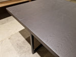 Eik Salontafel Tygo Vierkant 60 x 60cm Wenge met Zwart Metalen Onderstel
